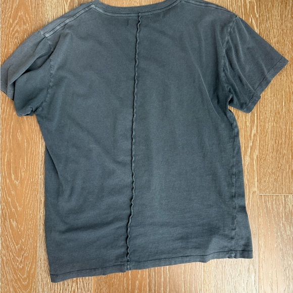 Anine Bing USA eagle LA Charcoal Tee size small - Picture 4 of 4